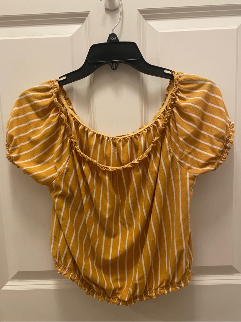 American Eagle Women's Yellow Blouse